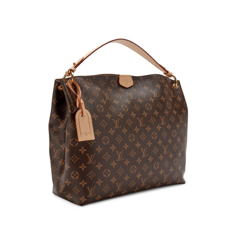 Bag Louis vuitton Ebene Monogram Coated Canvas Graceful MM Gold Hardware, 2021