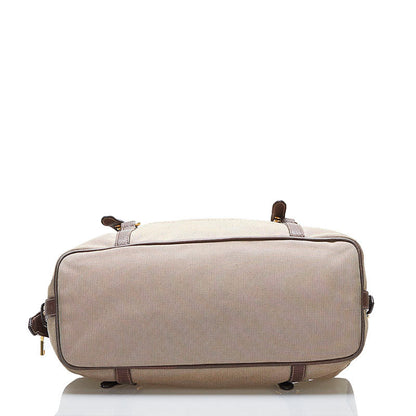 Prada Prada Logo Jacquard Bauletto Bag