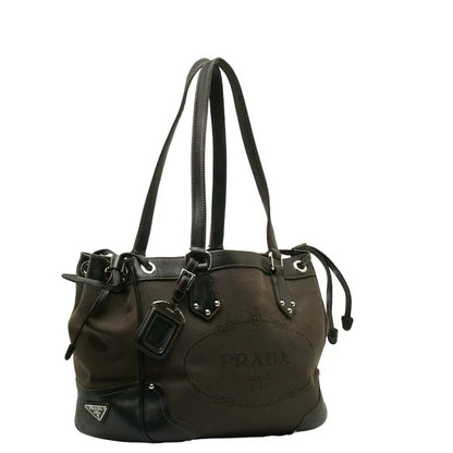 Prada Canapa Logo Shoulder Bag