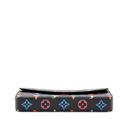 Louis Vuitton
Black Multicolor Monogram Coated Canvas Game On Félicie Pochette Gold Hardware, 2020
