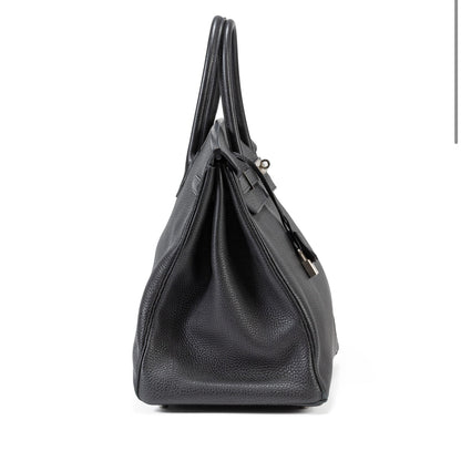Hermès
Black Clémence Birkin 40 Palladium Hardware, 2010