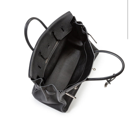 Hermès
Black Clémence Birkin 40 Palladium Hardware, 2010