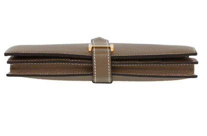 Portafogli Hermès Bearn in pelle etoupe