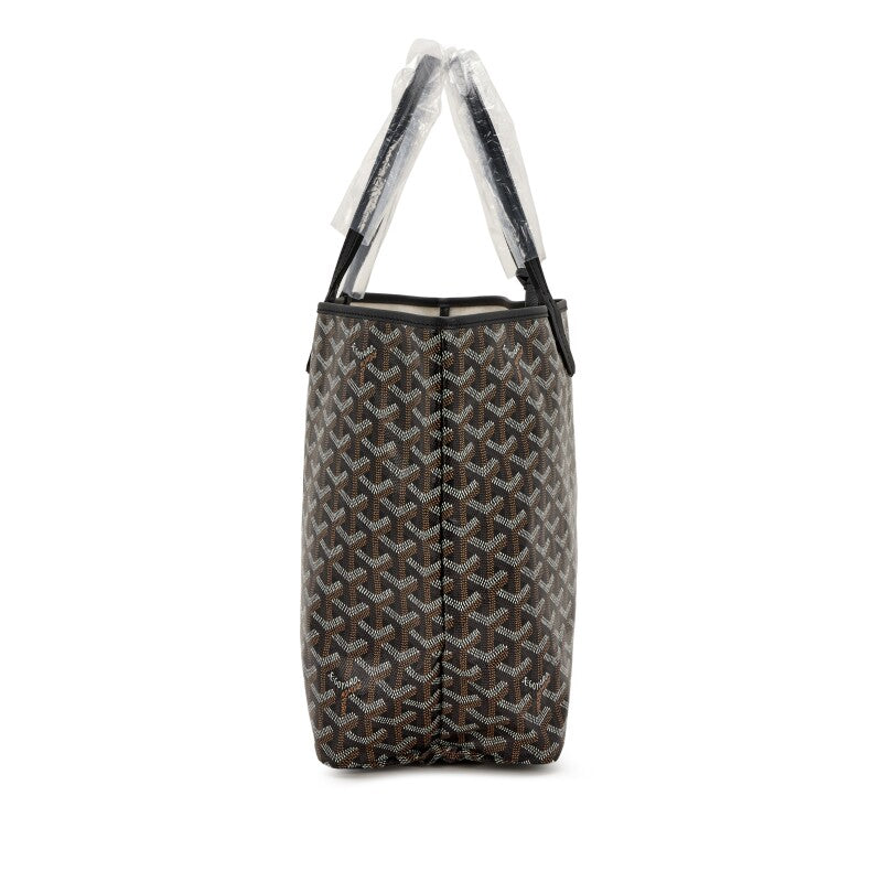 Goyard
Black Goyardine Canvas and Chevroches Calfskin Saint Louis PM Tote, 2023