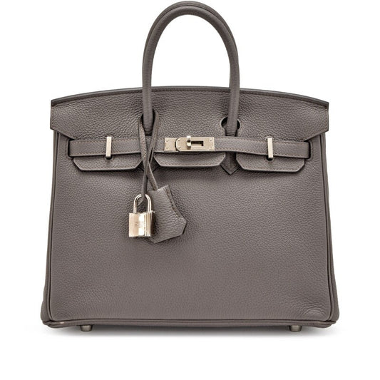 Hermès
Etain Togo Birkin 25 Palladium Hardware, 2017