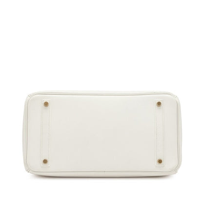 Hermès
White Swift Birkin 35 Gold Hardware, 2010