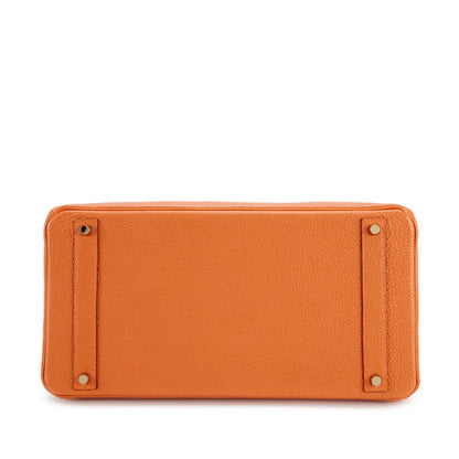 Hermès
Potiron Togo Birkin 40 Gold Hardware, 2010