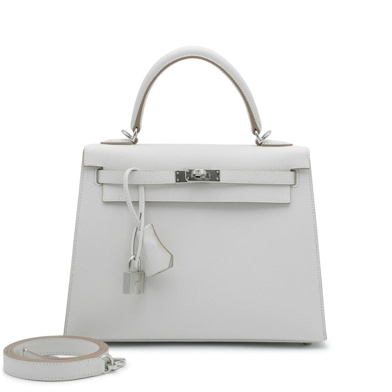 Hermès
Gris Pale Epsom Kelly 25 Sellier Palladium Hardware, 2023