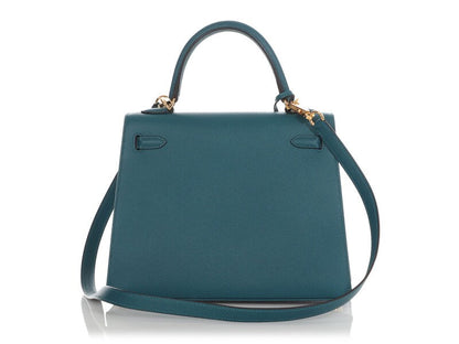 Hermès
Vert Bosphore Epsom Kelly 25 Gold Hardware, 2019