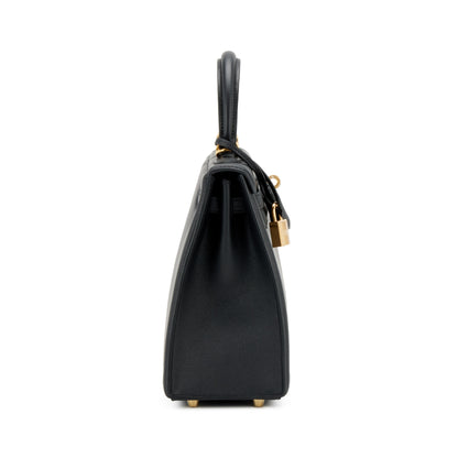 Hermès
Black Swift Kelly Padded Sellier 25 Gold Hardware, 2022