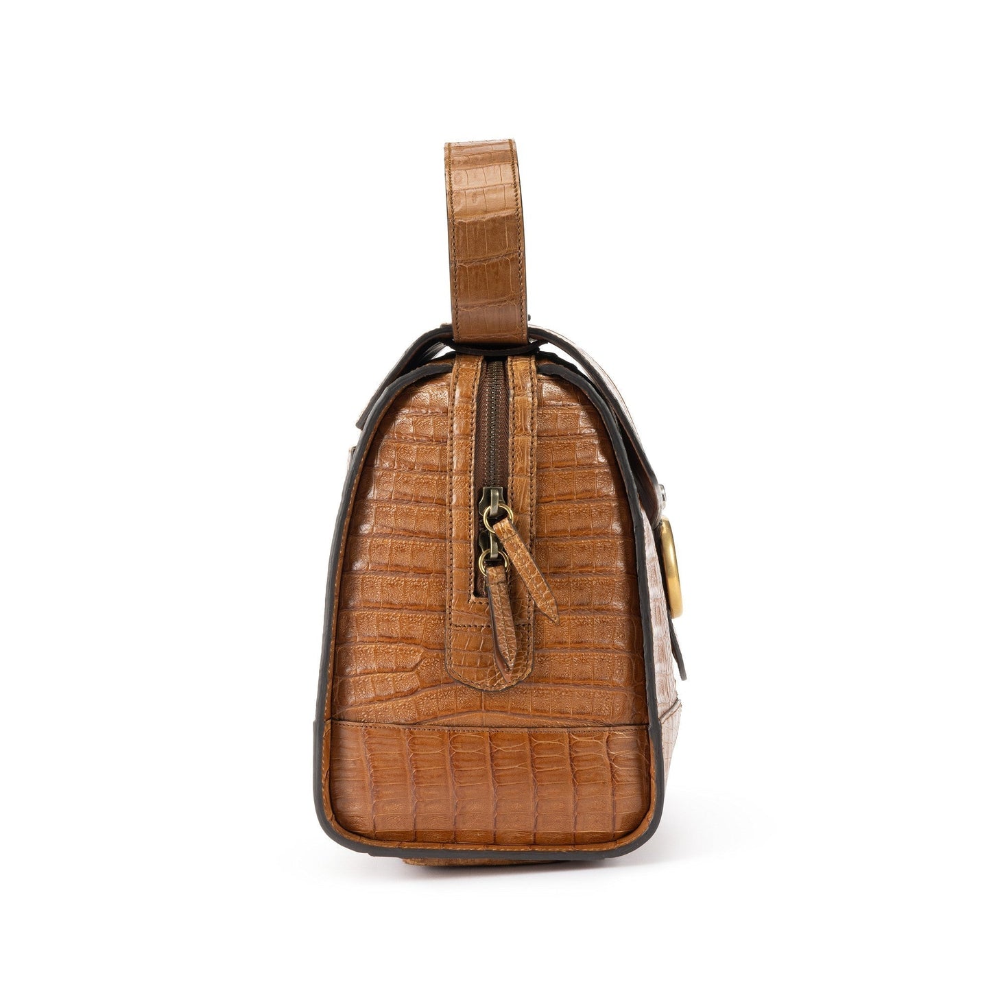Gucci
Brown Alligator Large GG Marmont Briefcase Gold Hardware