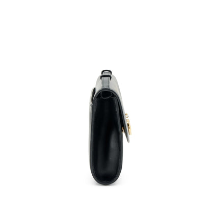 Gucci
Black Calfskin Small Zumi Bag Gold and Silver Hardware