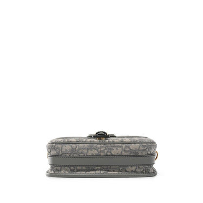 Christian Dior
Grey Oblique Canvas Medium Bobby Bag Gold Hardware