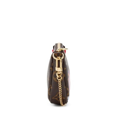 Louis Vuitton
Multicolor Monogram Coated Canvas XMAS Vivienne in London Mini Pochette Accessoires Gold Hardware, 2021