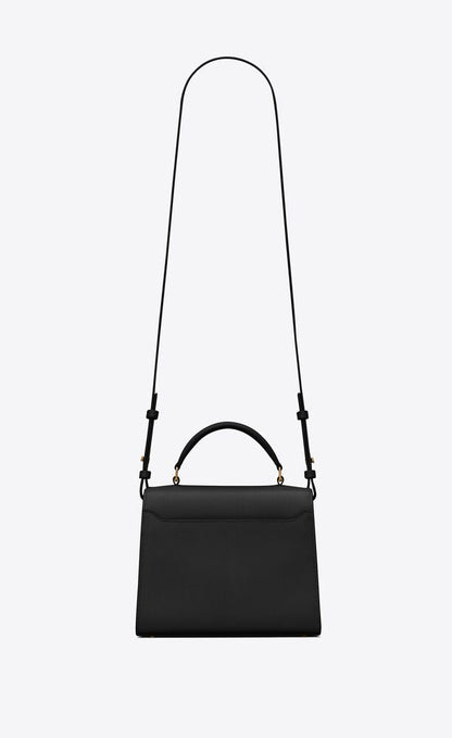 BORSA CASSANDRA MINI IN PELLE GOFFRATA GRAIN DE POUDRE