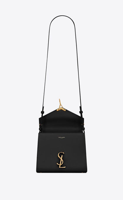 BORSA CASSANDRA MINI IN PELLE GOFFRATA GRAIN DE POUDRE