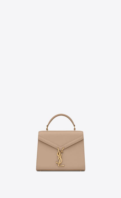 BORSA CASSANDRA MINI IN PELLE GOFFRATA GRAIN DE POUDRE