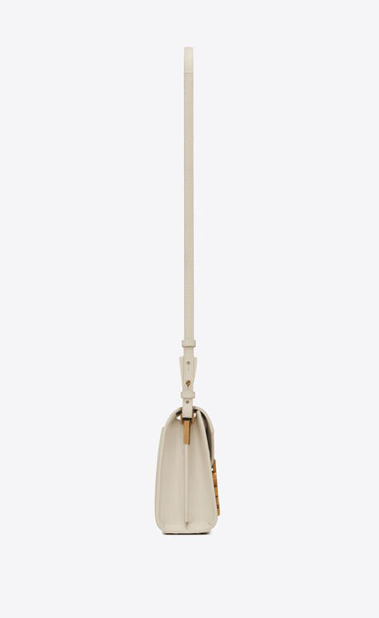BORSA CASSANDRA MINI IN PELLE GOFFRATA GRAIN DE POUDRE