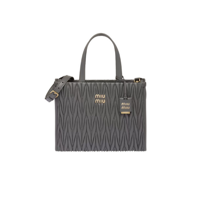 Borsa shopping in nappa matelassé