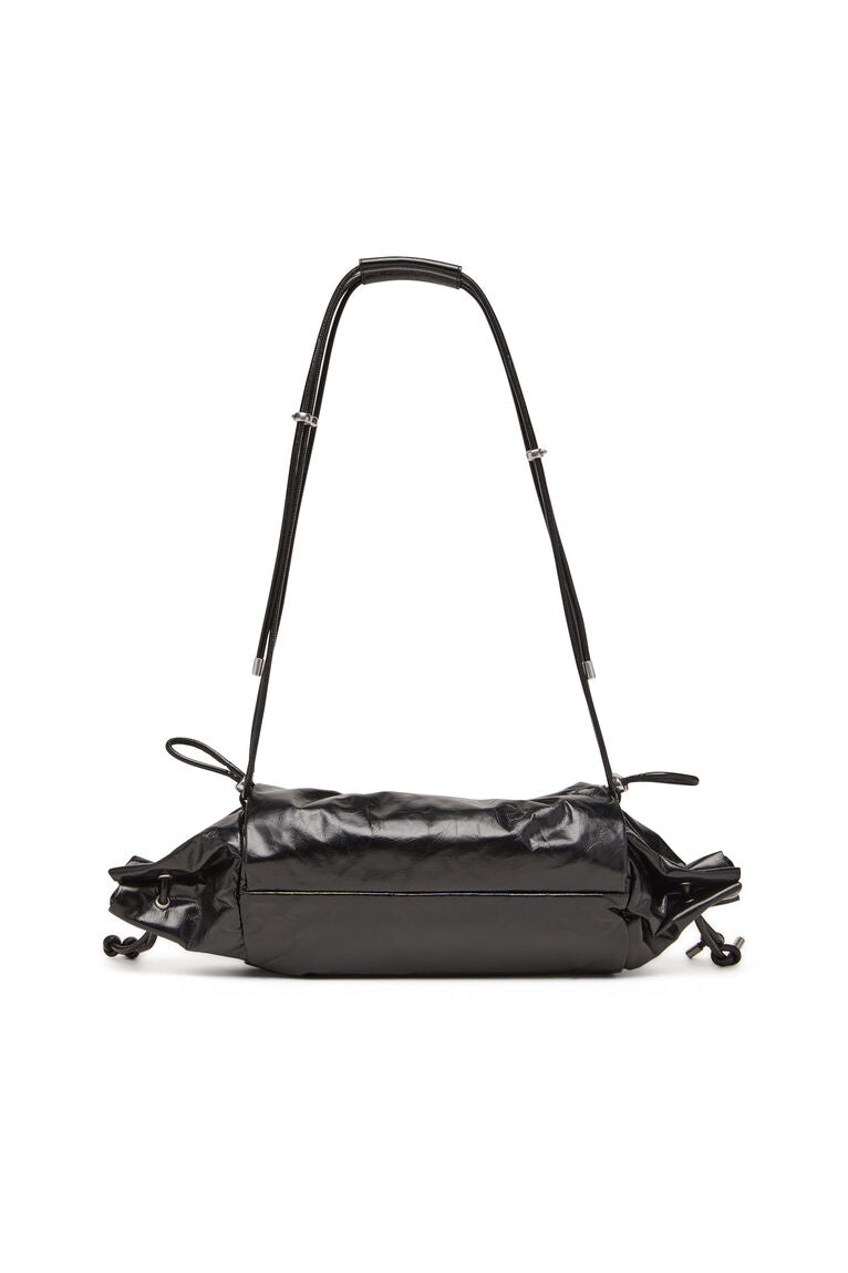 Scrunch-D M-Borsa a spalla in pelle lucida