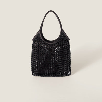 Borsa IVY in duchesse con perline