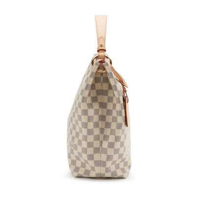 Bag Louis vuitton  White and Blue Damier Azur Coated Canvas Gracefull MM Gold Hardware, 2021