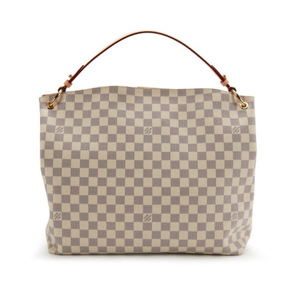 Bag Louis vuitton  White and Blue Damier Azur Coated Canvas Gracefull MM Gold Hardware, 2021