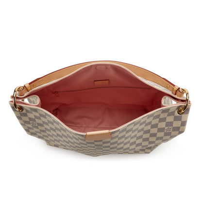 Bag Louis vuitton  White and Blue Damier Azur Coated Canvas Gracefull MM Gold Hardware, 2021