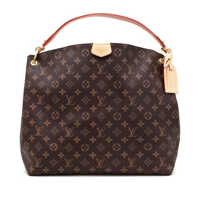 Bag Louis vuitton Ebene Monogram Coated Canvas Graceful MM Gold Hardware, 2021