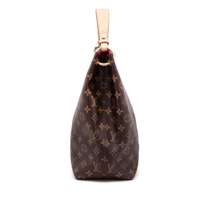 Bag Louis vuitton Ebene Monogram Coated Canvas Graceful MM Gold Hardware, 2021