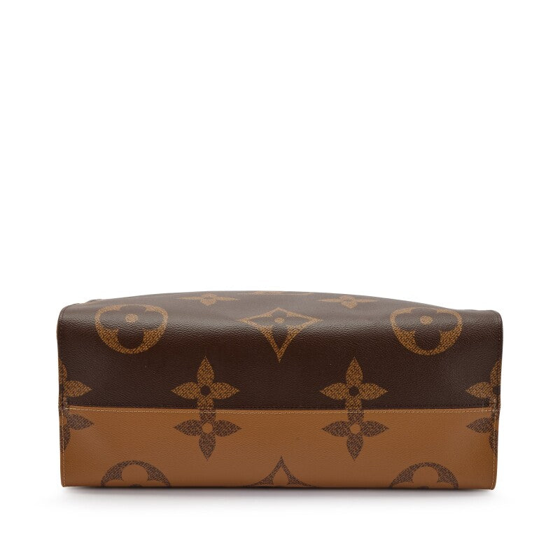 Bag Louis vuitton Brown Giant Reverse Monogram Coated Canvas OnTheGo GM Gold Hardware, 2020