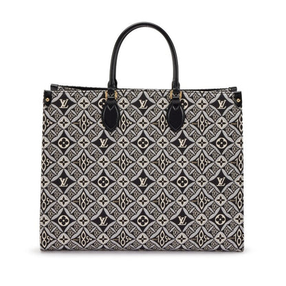 Bag Louis vuitton Black and Grey Monogram Jacquard Since 1854 OnTheGo GM Gold Hardware, 2020