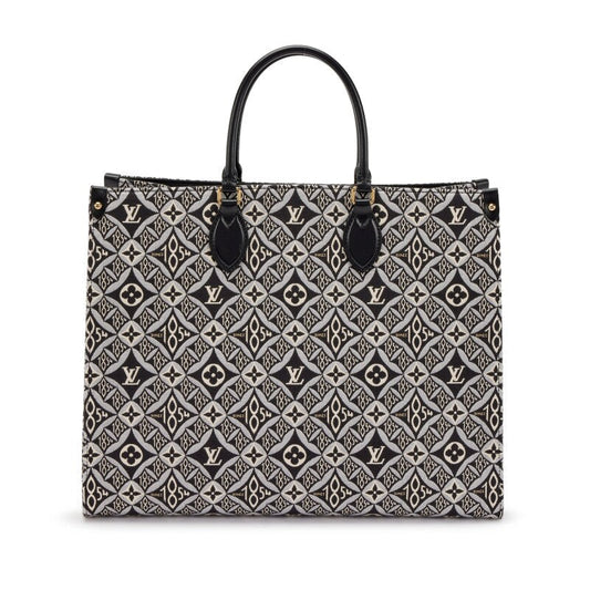 Bag Louis vuitton Black and Grey Monogram Jacquard Since 1854 OnTheGo GM Gold Hardware, 2020