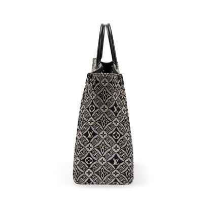 Bag Louis vuitton Black and Grey Monogram Jacquard Since 1854 OnTheGo GM Gold Hardware, 2020