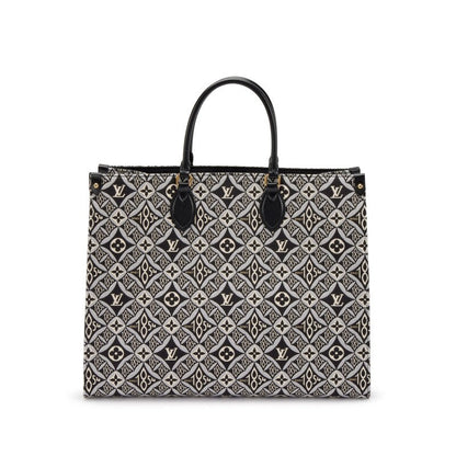 Bag Louis vuitton Black and Grey Monogram Jacquard Since 1854 OnTheGo GM Gold Hardware, 2020