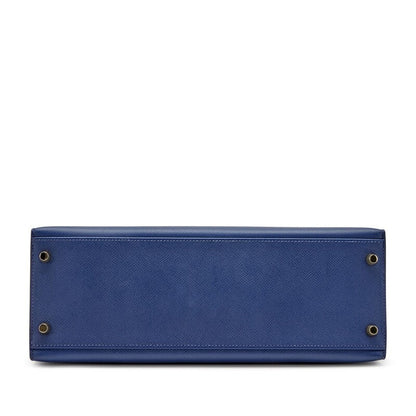 Hermes Bleu Sapphire Epsom Kelly Sellier 32 Gold Hardware, 2015