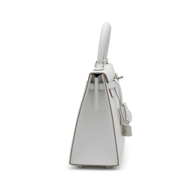 Hermès Gris Pale Epsom Kelly 25 Sellier Palladium Hardware, 2023